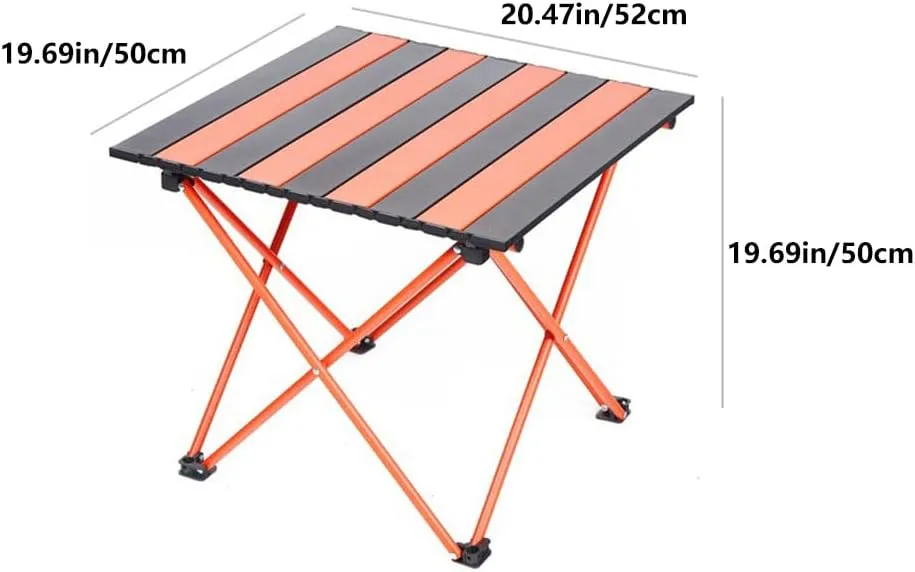 Lightweight Outdoor Camping Folding Table and Chairs Breathable Lawn Chairs Picnic Portable Table for Outdoor Picnic Camping Beach
