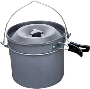 Lightweight Portable Pot for Camping Backpacking Outdoor Cooking Fire Pit Non-Stick Surface