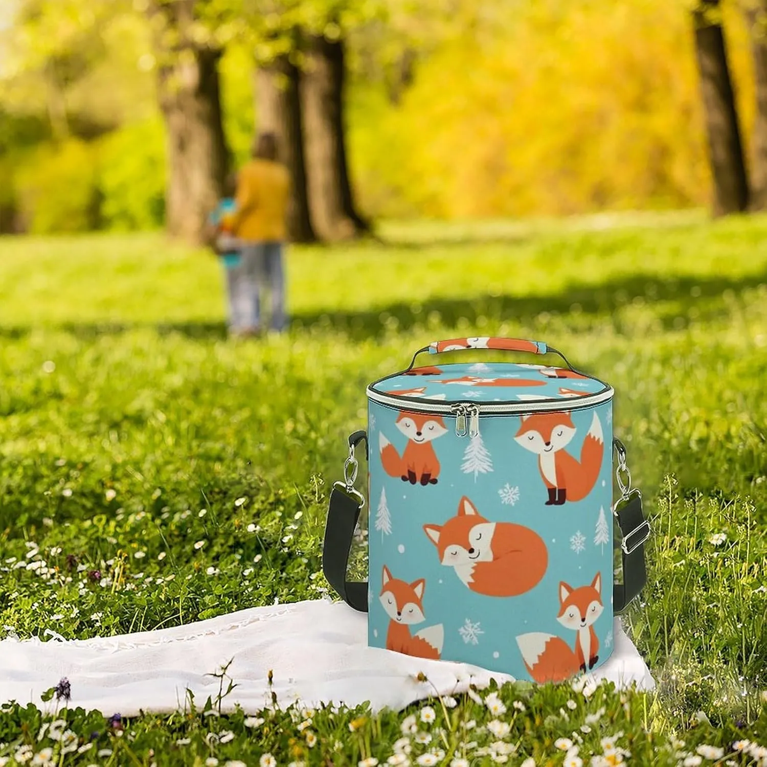 Lightweight Travel Cooler with Adjustable Straps, Leak-Proof Cooler Backpack