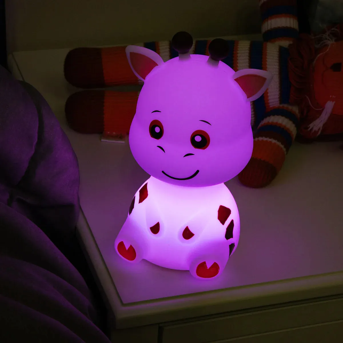 LitezAll Giraffe Squishable Color Changing Silicone Lantern