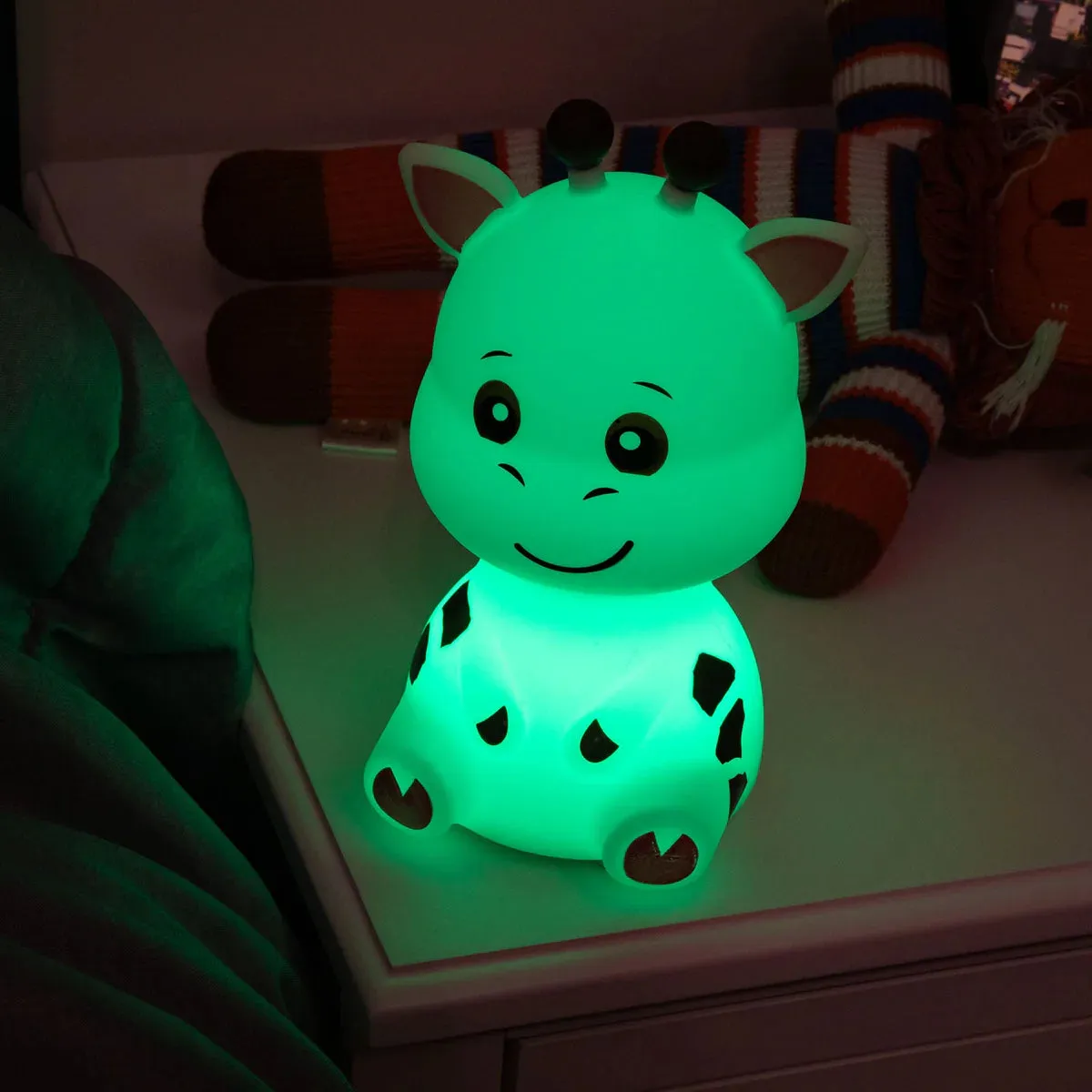 LitezAll Giraffe Squishable Color Changing Silicone Lantern