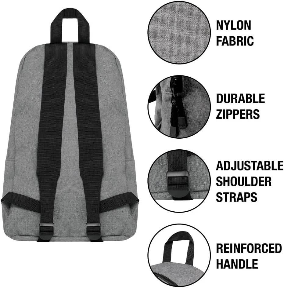 LOGOVISION Justice League Athletic Shield Logo Lightweight Backpack for Work School Daily Use Packable for Travel