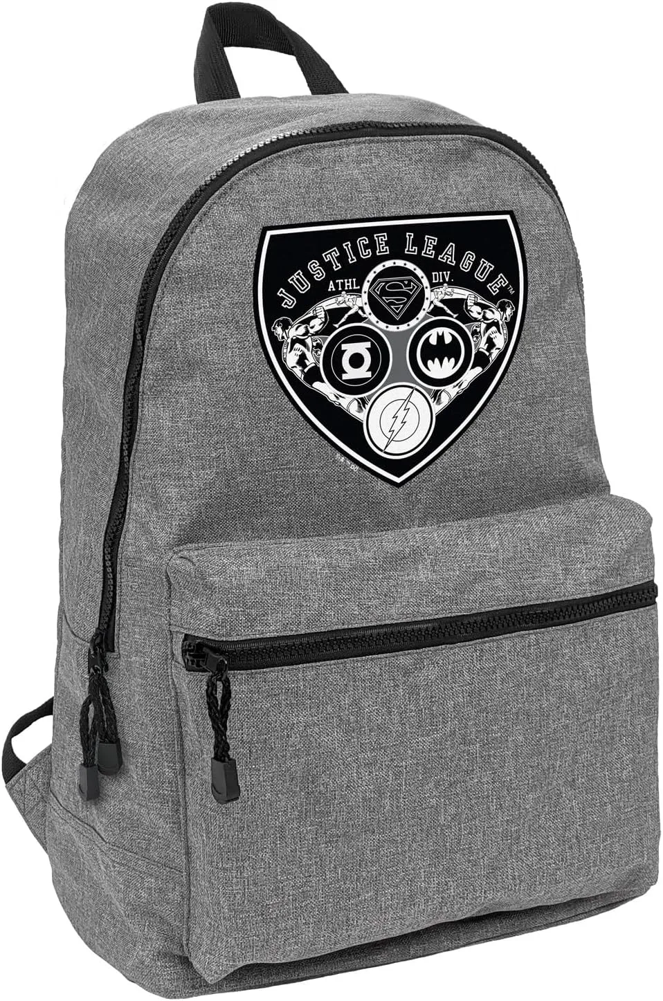 LOGOVISION Justice League Athletic Shield Logo Lightweight Backpack for Work School Daily Use Packable for Travel
