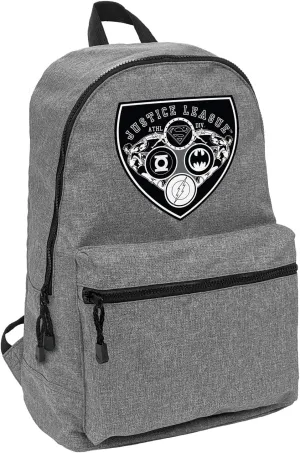 LOGOVISION Justice League Athletic Shield Logo Lightweight Backpack for Work School Daily Use Packable for Travel