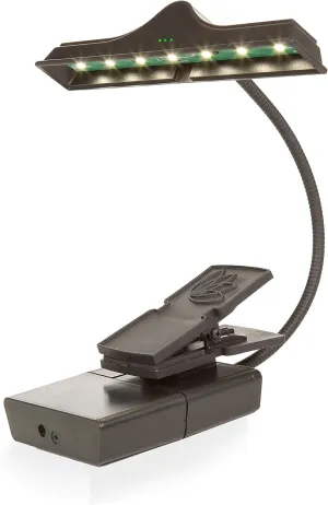Lotus Light PRO6 LED Music Stand Light - Lithium Polymer Battery, Bag & Adaptor, Made in USA