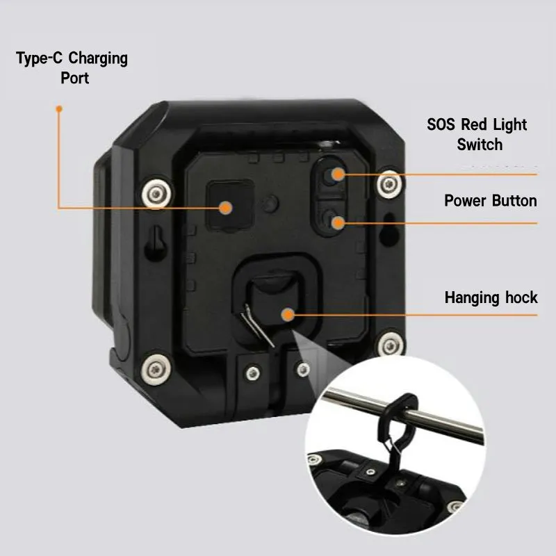 Lovork Mate V3 | Rechargeable Outdoor Lantern, 10400mAh, IPX5 Waterproof