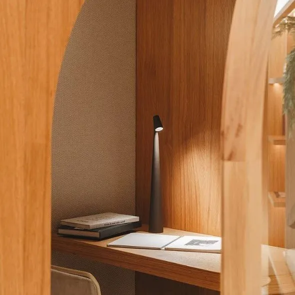 Luminous portable table lamp