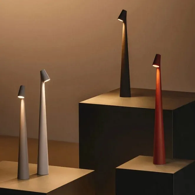 Luminous portable table lamp