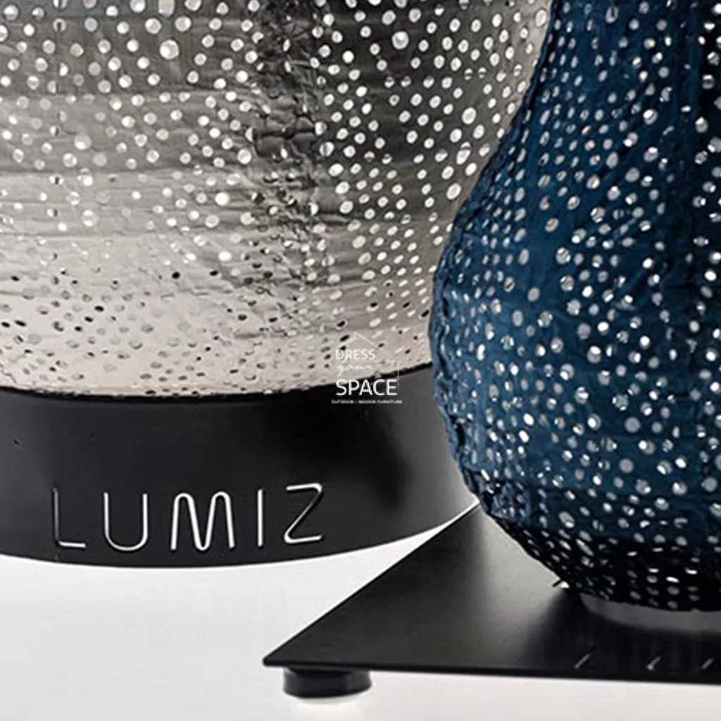 LUMIZ Small Metal Ring Black