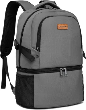 Lyweem Cooler Backpack Insulated Leak Proof 38 Cans Lightweight Lunch Backpack Cooler for Men Women Small Soft Cooler Bag