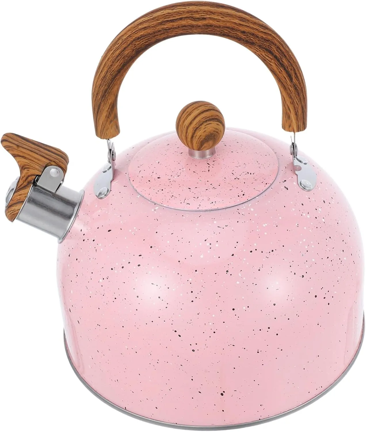 MAGICLULU Stainless Steel Whistling Kettle Induction Stove Teapot with Ergonomic Handle Compact Design for Apartments Dorms Camping and Outdoor Use