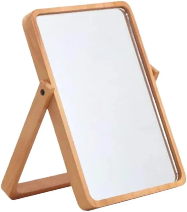 Makeup Mirror Led Portable Square Touch-Sensitive Perfect for Daily Use and Travel