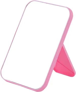 Makeup Mirror Makeup Mirror HD Makeup Mirrors,Desktop Vanity Mirror,Beauty Princess Mirror,Folding Table Square Mirror,Desktop Portable Dressing Mirror Portable Small Mirror (Color : Blue)