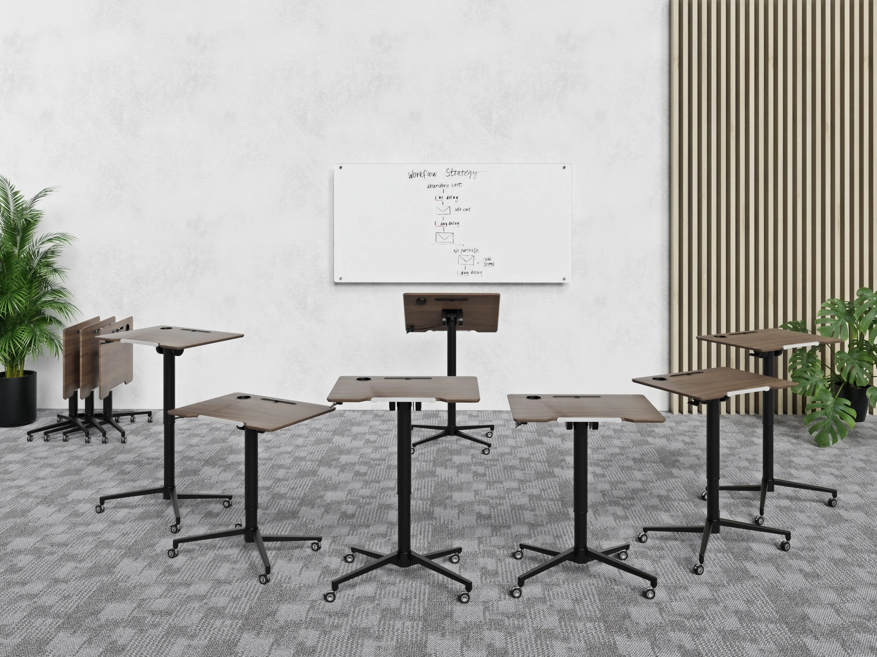 Marco Height Adjustable Folding Table