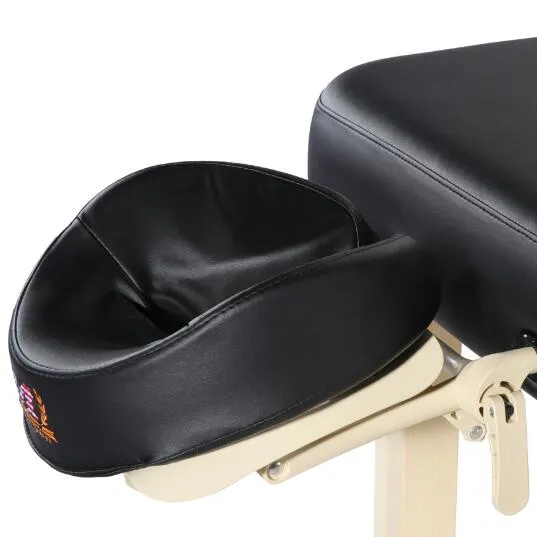 Master Massage® Maxking Comfort Electric Lift Spa Salon Stationary Pedestal Flat Beauty Bed Cream