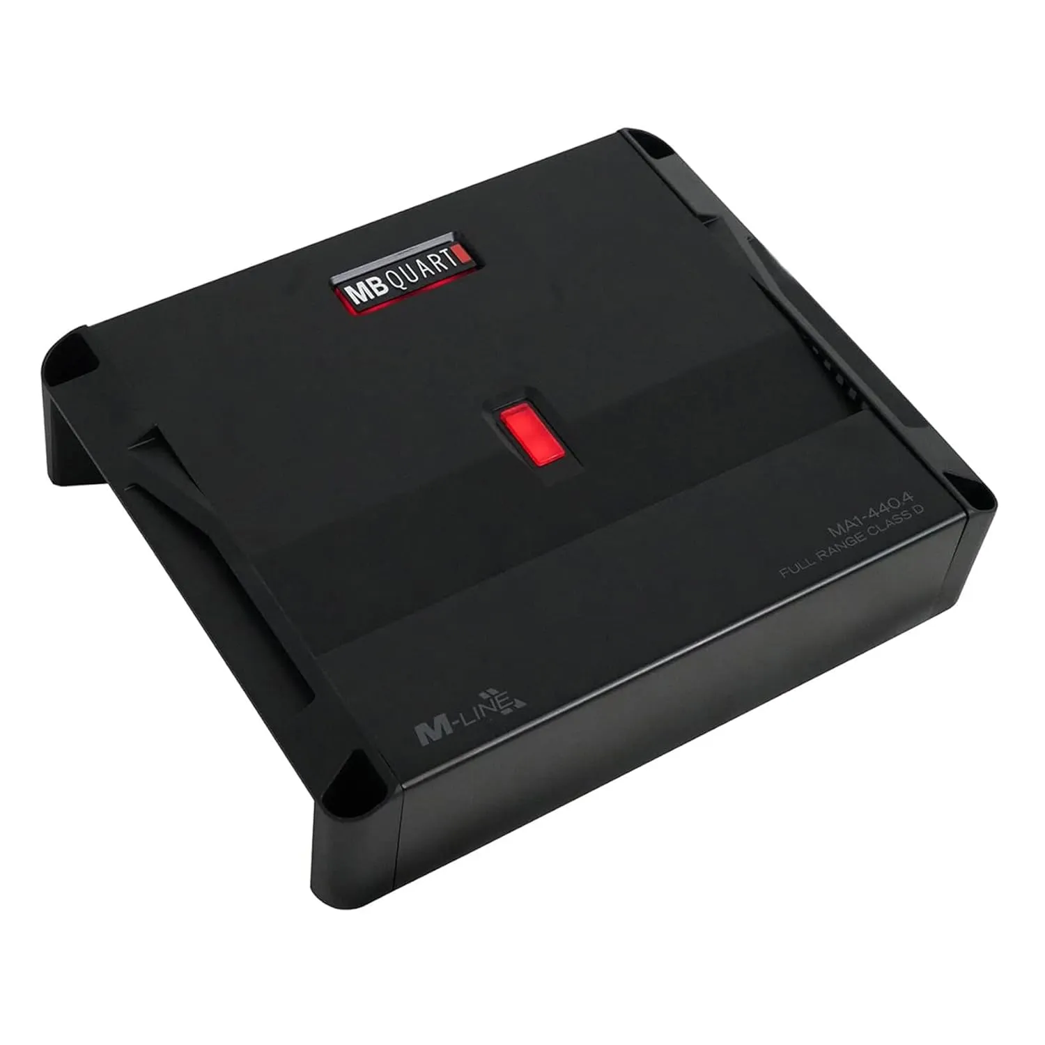 MB Quart 440 Watt 4 Channel Car Audio Amplifier, Digital Class D, MA1-440.4, Black