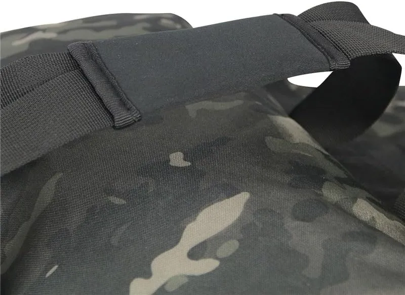 Men Army Sport Gym Bag Tactical Waterproof Backpack Camping Backpacks Sports Travel Bags, Black Camo, S 40Litres, Backpacks