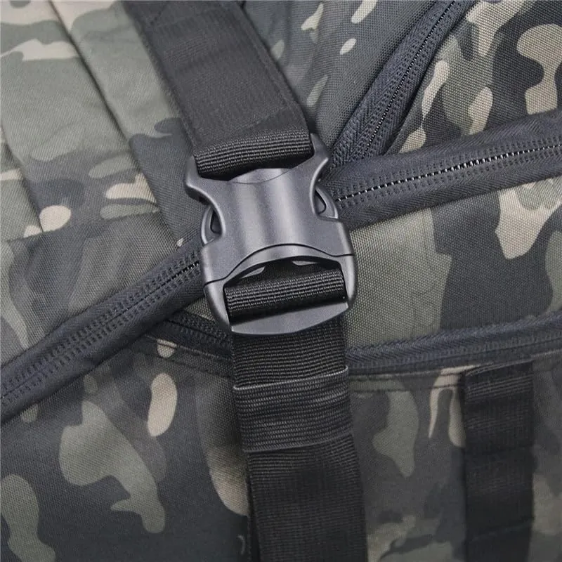 Men Army Sport Gym Bag Tactical Waterproof Backpack Camping Backpacks Sports Travel Bags, Brown Camo, S 40Litres, Backpacks