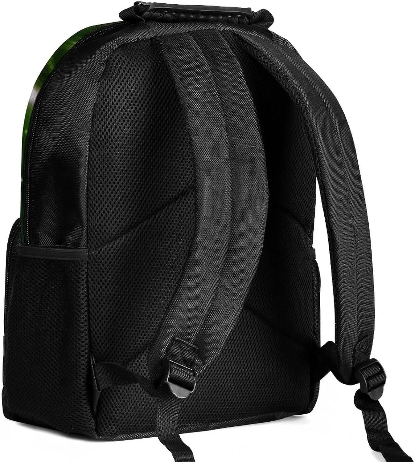Men Women Lightweight Galaxy Nighthawk Owl Art Daypack Bookbag Big Capacity Carry On Bag With Side Pockets for Camping Travel Bicycle