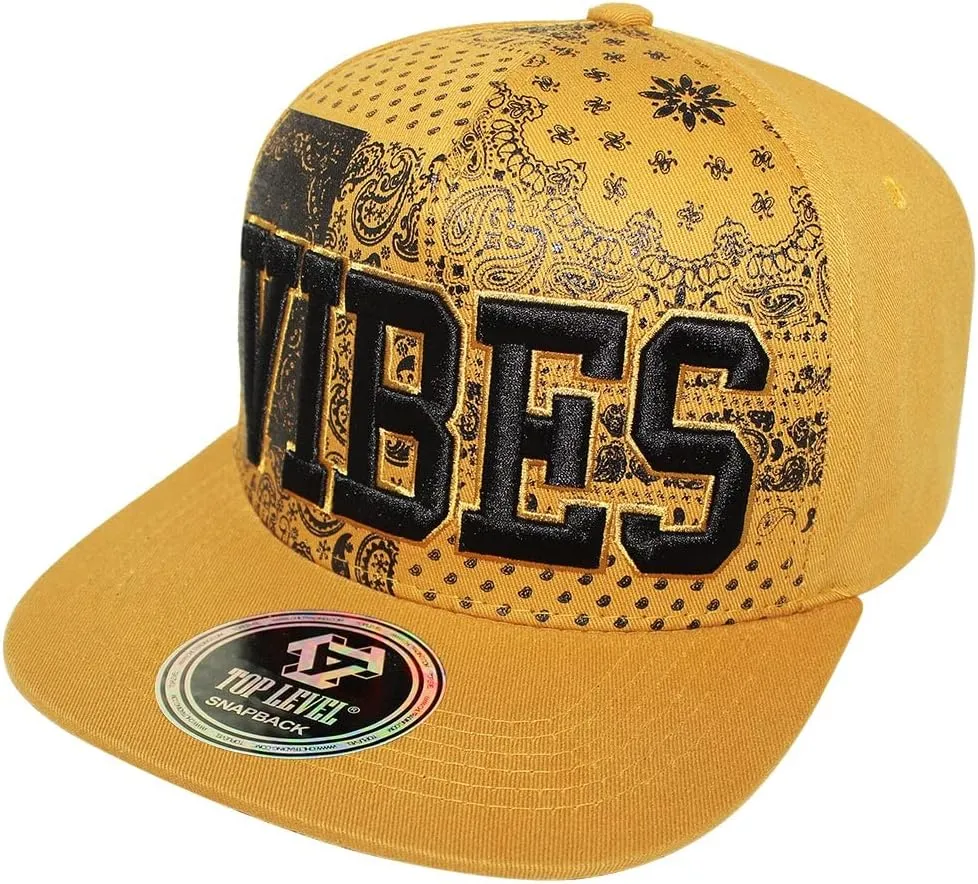 Men's Adjustable Cotton Snapback Cap 6 (N21VIB05 Timber)