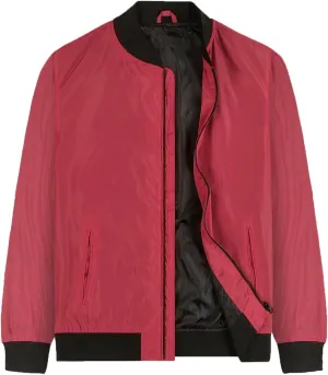 Mens Bomber Jackets Lightweight Water-resistent Windbreaker with 3 Pockets