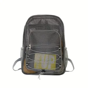 Mesh See Through Backpack