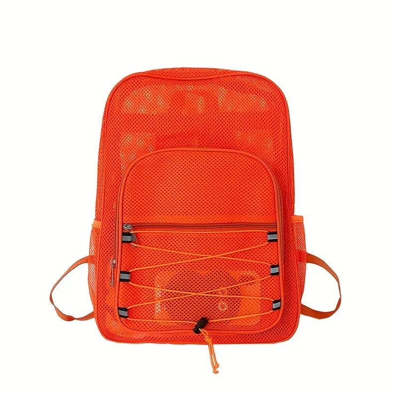 Mesh See Through Backpack