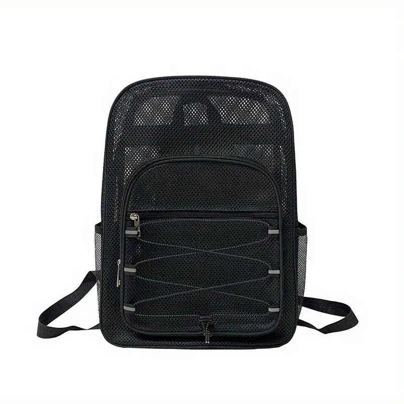 Mesh See Through Backpack