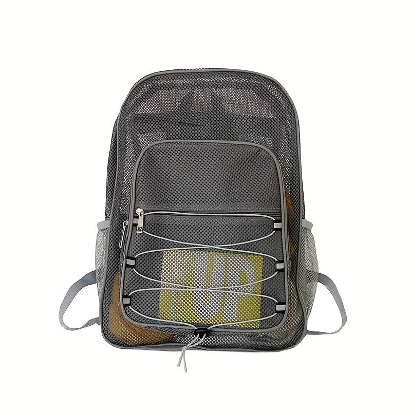 Mesh See Through Backpack