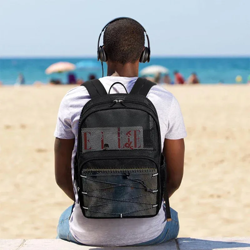 Mesh See Through Backpack