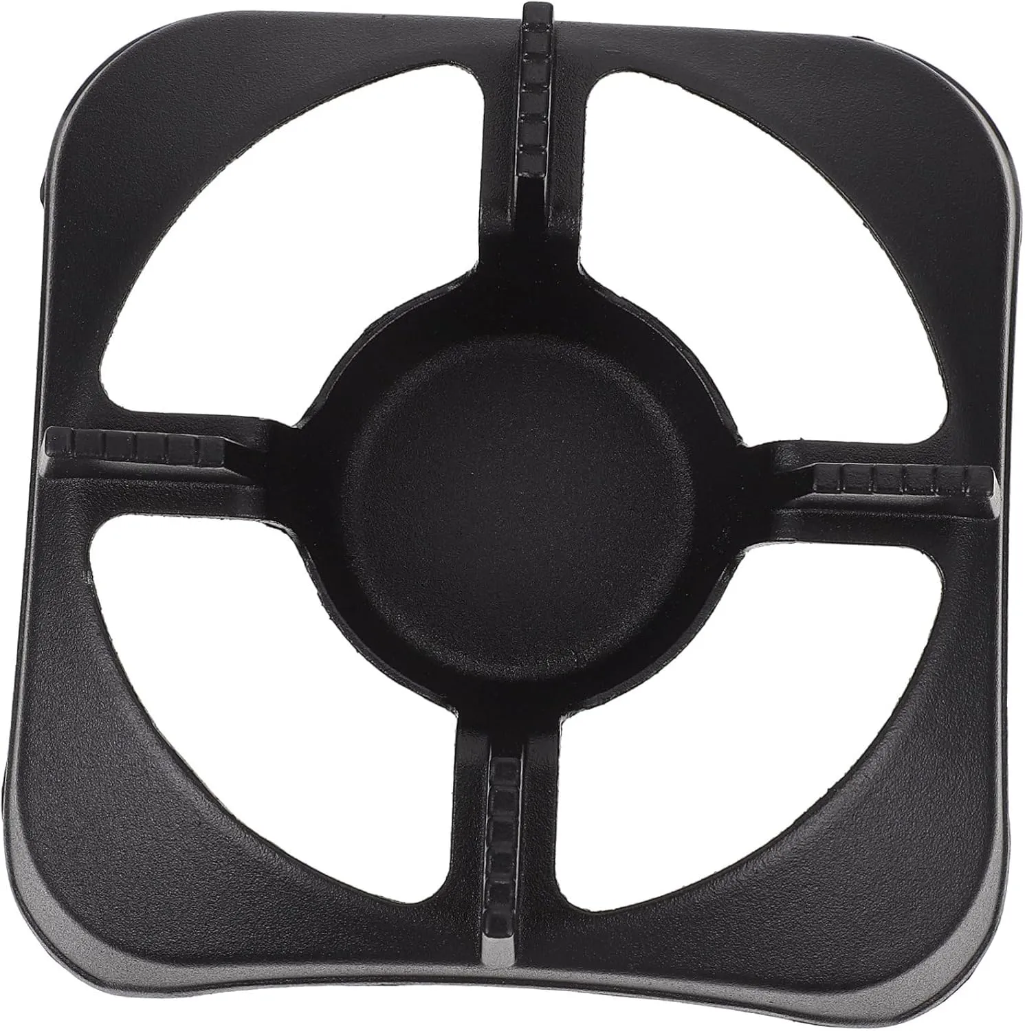 Mikikit 1Pc Alloy Hot Pot Rice Seat Versatile Cooking Accessory for Gas and Stoves Easy to Clean for Dry Pot and Hot Dishes Black