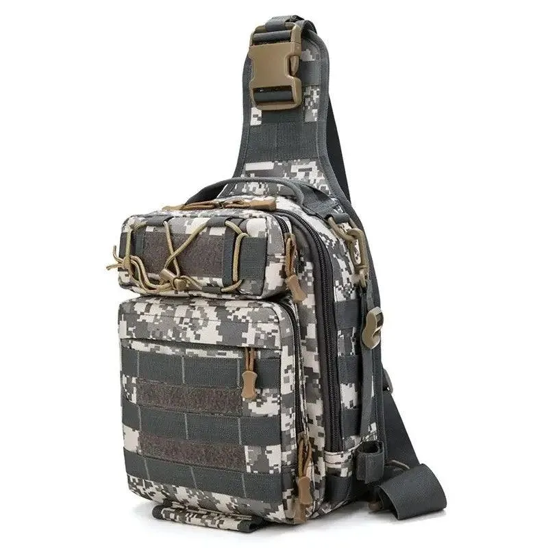 Military-Inspired Climbing Chest Bag