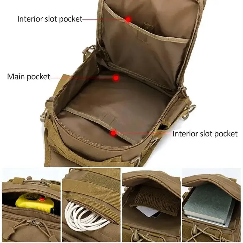 Military-Inspired Climbing Chest Bag