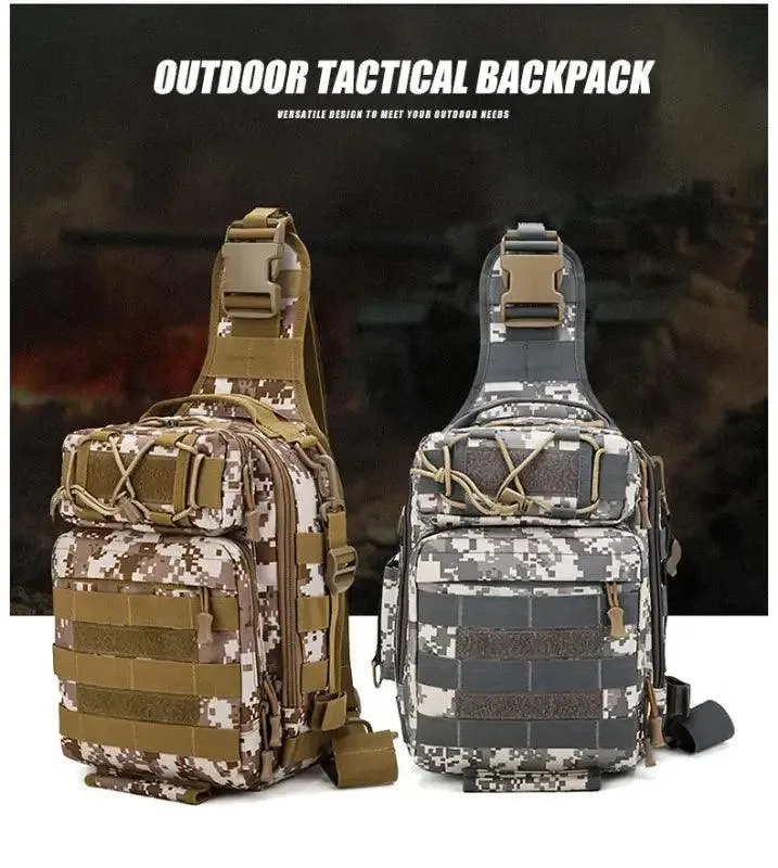 Military-Inspired Climbing Chest Bag