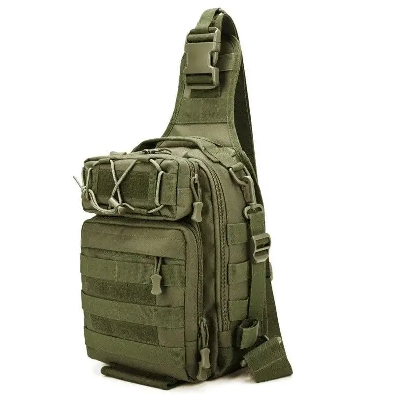 Military-Inspired Climbing Chest Bag