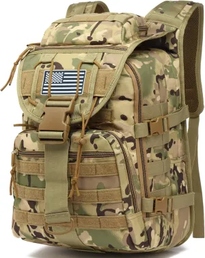 Military Tactical Backpack for Men, Survival Army Backpacks for Camping Hiking Trekking