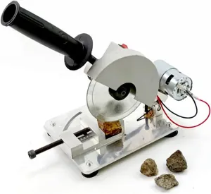 Mini Table Saw, 4" Multi-functional Table Saw, Electric Precision Table Saw for Crafting Metal Wood Cutting, Angle and Height Adjustable Compact Chop Saw Cutting Machine