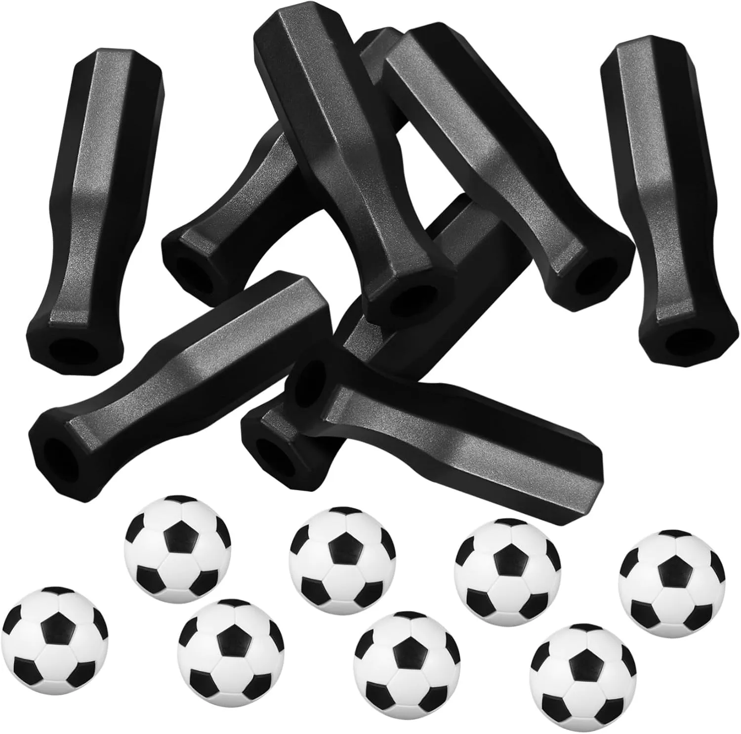 Mipcase Handle Soccer Balls Air Hockey Table Football Table Shot Gam Mini Footballs Foosball Table Balls Table