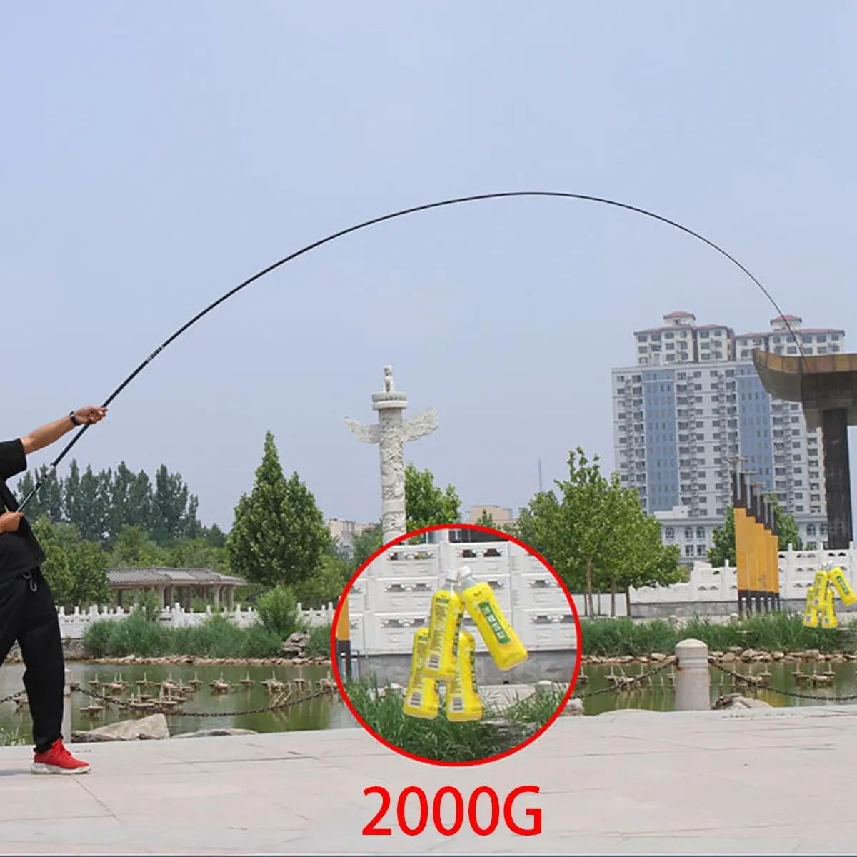 MirOdo Carbon Fiber Fishing Rod 3.6-7.2m Fishing Rods Telescopic Hand Pole Ultra-Light and Ultra-Hard Fishing Pole Carp Rod for Saltwater Freshwater Fishing