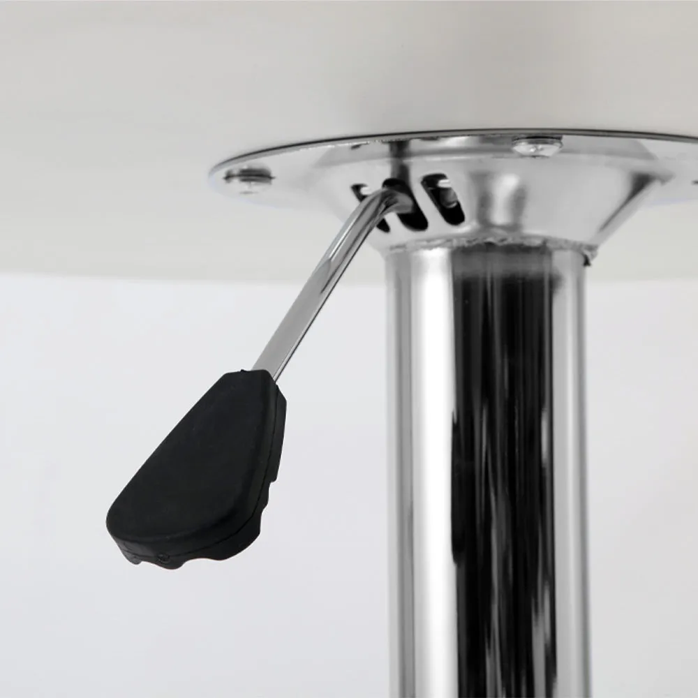 Modern Bar Gas Lift Bar Table - White