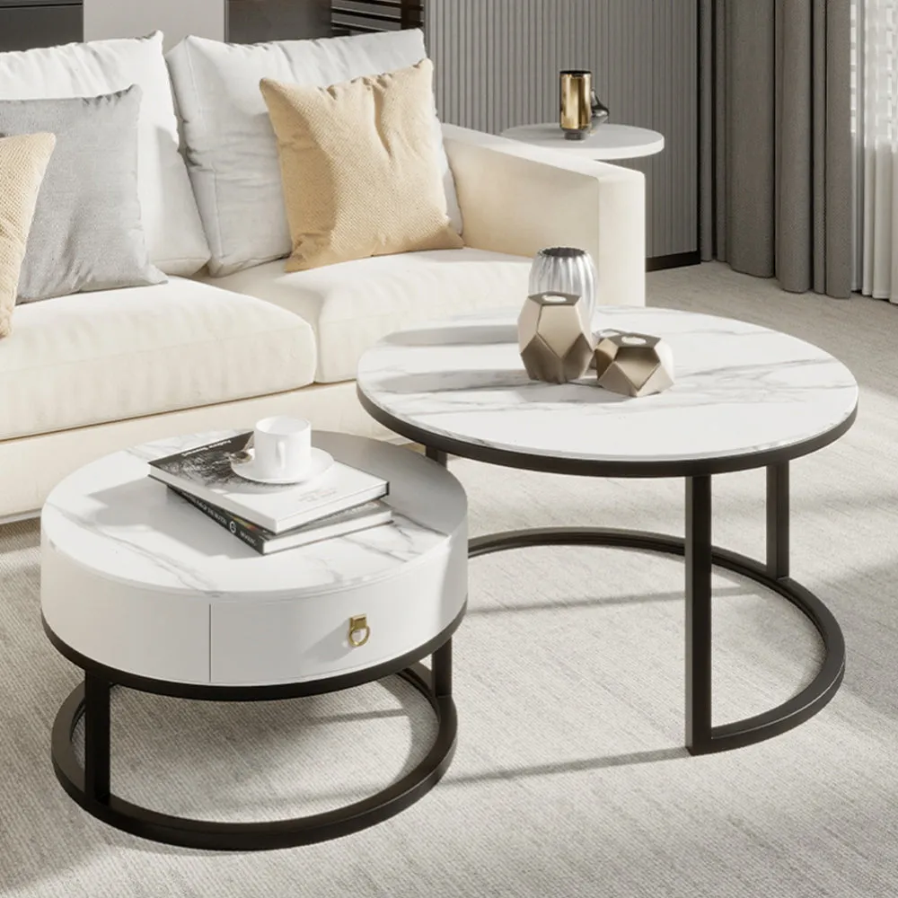 Modern Simple Round Combination Coffee Table