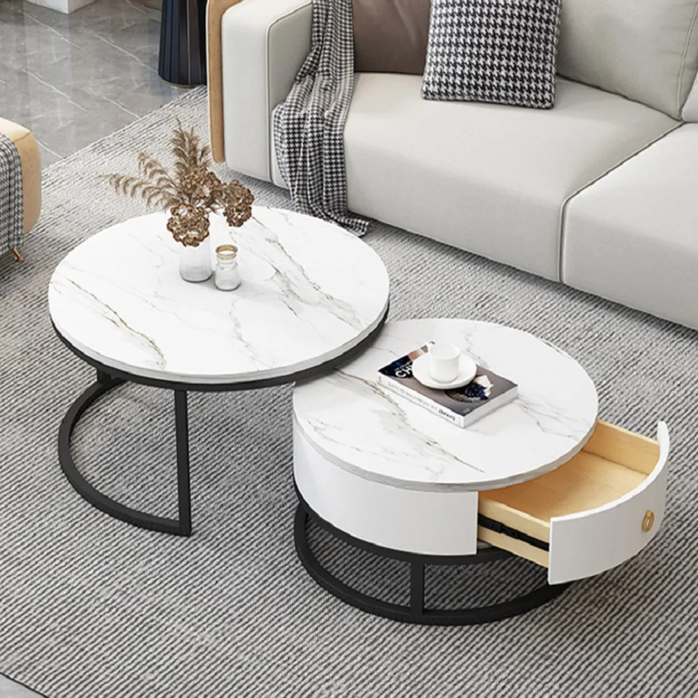 Modern Simple Round Combination Coffee Table