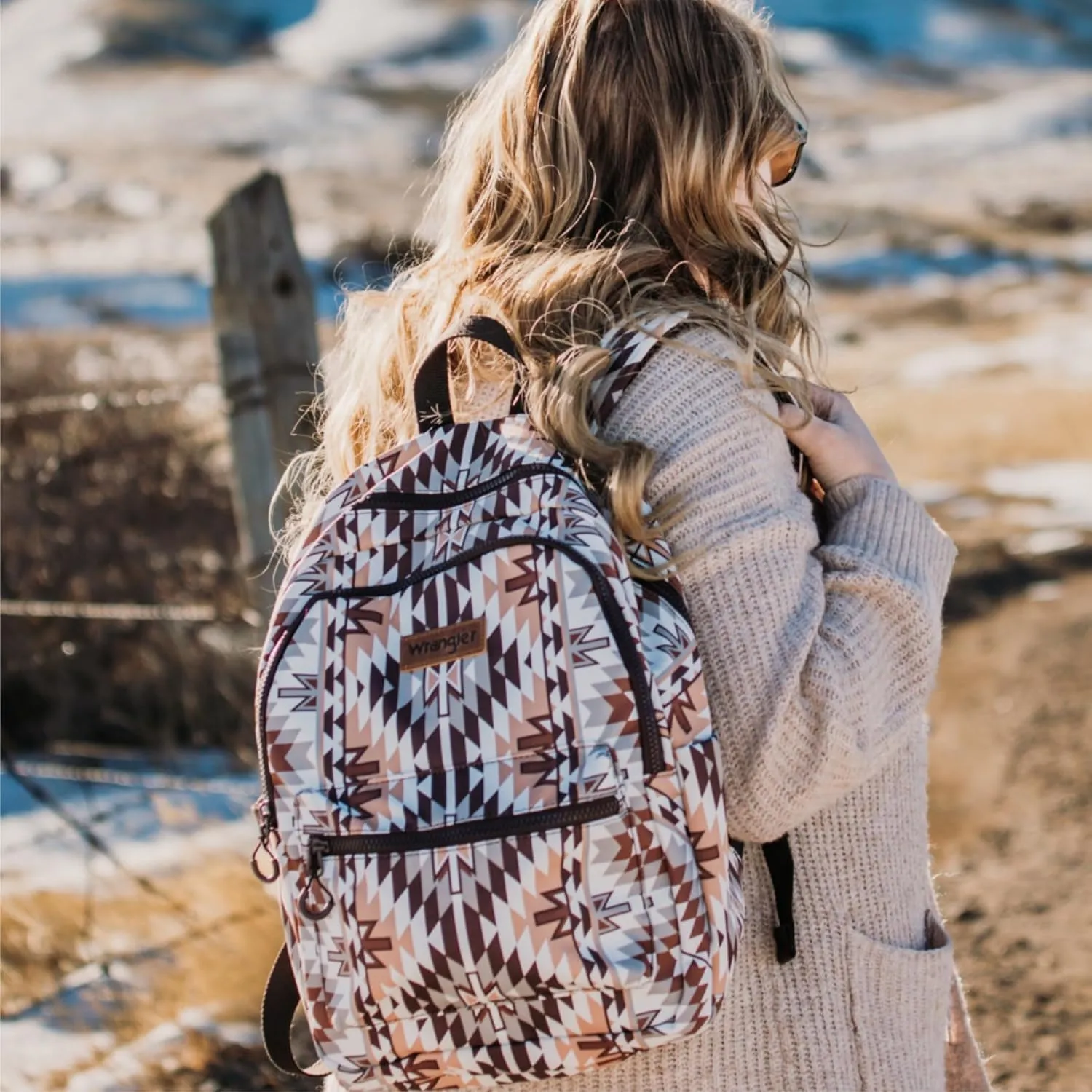 Montana West x Wrangler Aztec Backpack Mommy Daypack Western Travel Bag for Women