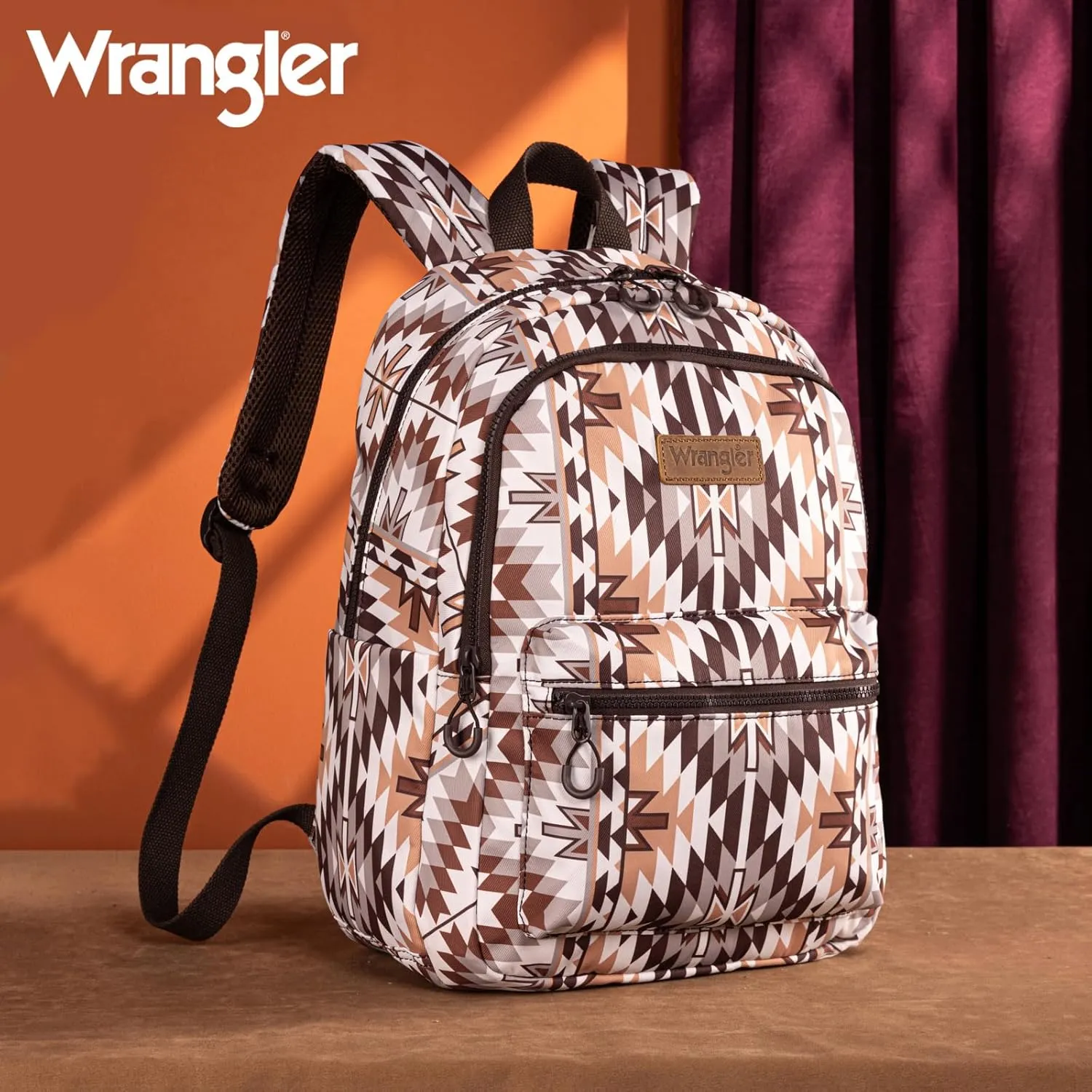 Montana West x Wrangler Aztec Backpack Mommy Daypack Western Travel Bag for Women