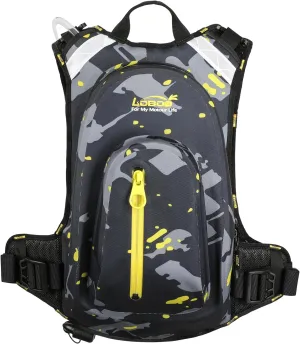 Motorcycle Backpack - Outdoor Mountain, Off Road, Hiking, Climbing, Drinking Water Bag, Waterproof Backpack，Motorcycle Accessories,Travel Backpack，Equipped with 1.5L Water Bag