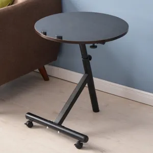 Movable Lift Desk Round Adjustable Tea