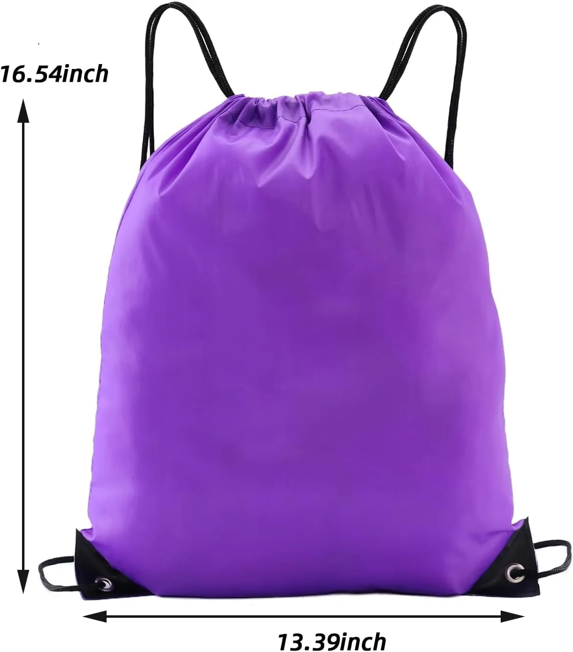 multi functional drawstring bag Bulk,drawstring backpack, 20 Pcs Draw String Bags, Cinch Bag essential for gym travel, nunisex, loose and portable (20, Purple)