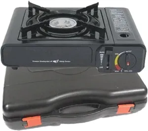 M.V. Trading Portable Gas Stove with Carry Case