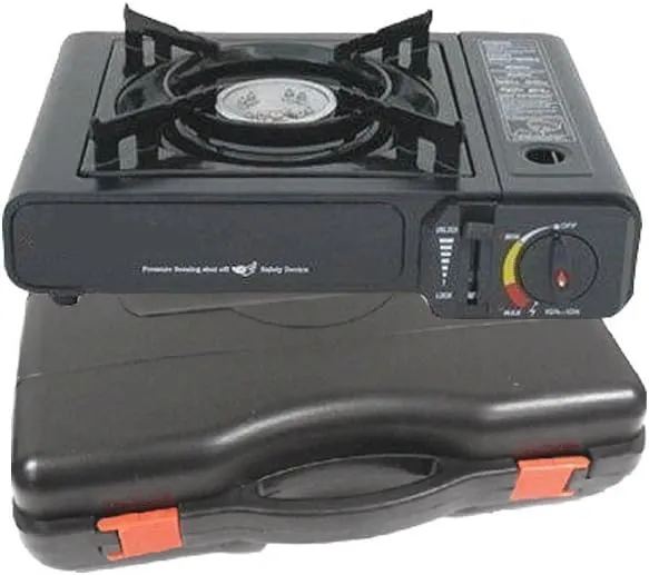 M.V. Trading Portable Gas Stove with Carry Case