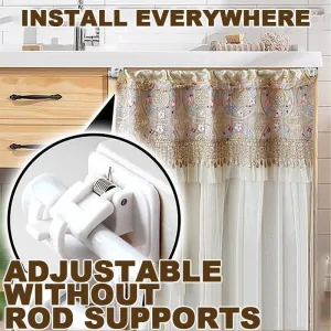 Nailless Adjustable Pole Bracket Mounts